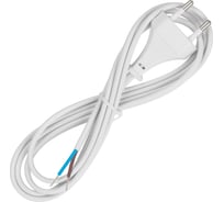 Шнур с плоской вилкой TDM ELECTRIC ШУ02 ШВВП 2x0,75мм2 1,7 м. белый SQ1305-0011