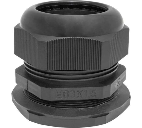Кабельный ввод RUICHI M(G)63 (38-46) Черный 58482