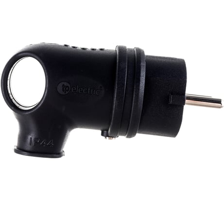 Силовая угловая вилка каучук TP Electric 16A, 240В, IP44 3101-302-0300