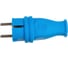 Силовая прямая вилка TP Electric каучук синий 16A, 240В, IP44 3101-301-0900 2