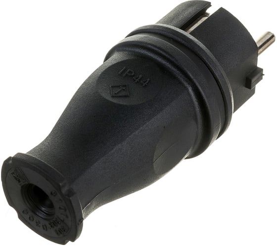 Силовая прямая вилка TP Electric каучук 16A, 240В, IP44 3101-301-0300