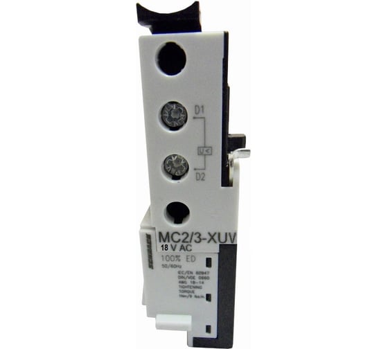 Независимый расцепитель с опережающим контактом Schrack Technik 24V AC/DC для MC2/3 MC299810--