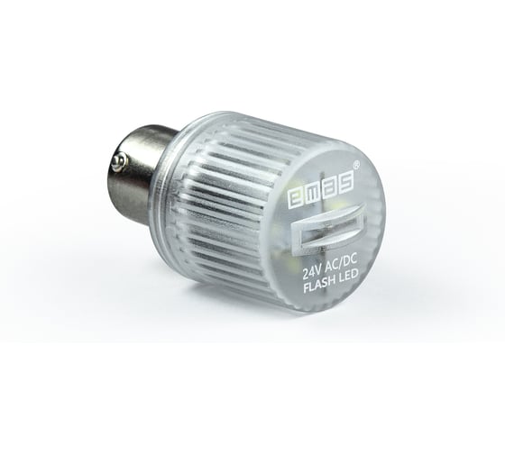 Cтробоскоп Emas FLESH, цоколь BA15S, для сигнальных колонн серии IK, белый цвет IKMF024B