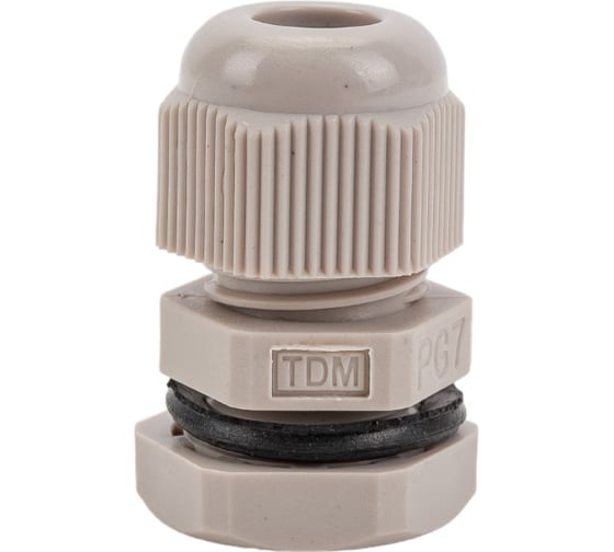 Сальник TDM PG 7 диаметр проводника 3,5-6 мм IP54 SQ0805-0010