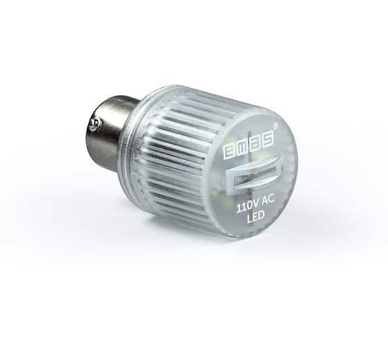 Светодиод Emas LED, цоколь BA15S, для сигнальных колонн серии IK, 110VAC, белый цвет IKML110B