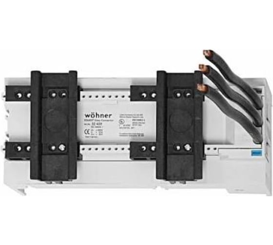 Шинный адаптер Schrack Technik 63A, 2 держателя SI324590--