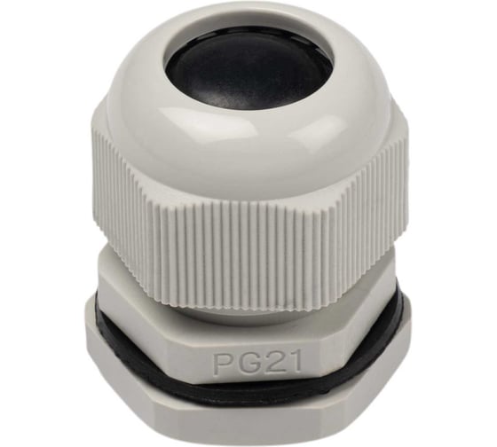 Кабельные вводы (сальники) Jazzway PCG PG21 IP68 (упаковка 50 шт) d отверстия 29 мм, d провода 12-1 5076495