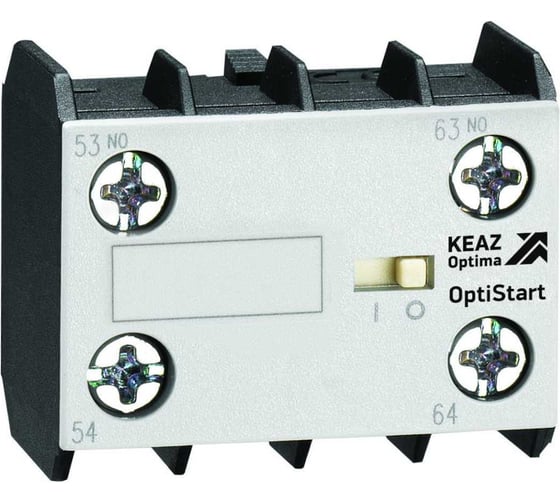 Блок контактный КЭАЗ OptiStart K-MX-1002 фронтальный 2НЗ для мини-контакторов M 335850