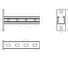 Кронштейн настенный усиленный CABLIDERTRAYS Strut (41х41х2,0) основание (120х50х6) 500мм НКУС1(сн)-500 2