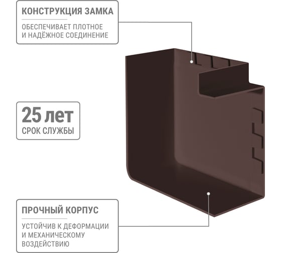 Поворот TDM ELECTRIC на 90 градусов КМП 100x60 бук (2 шт./комплект) SQ0411-0347