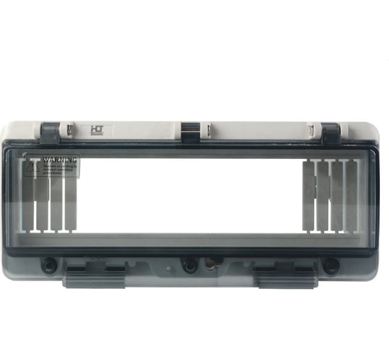 Крышка защитная для выреза в шкафу HLT пластик 12 модулей IP67 086-10-006