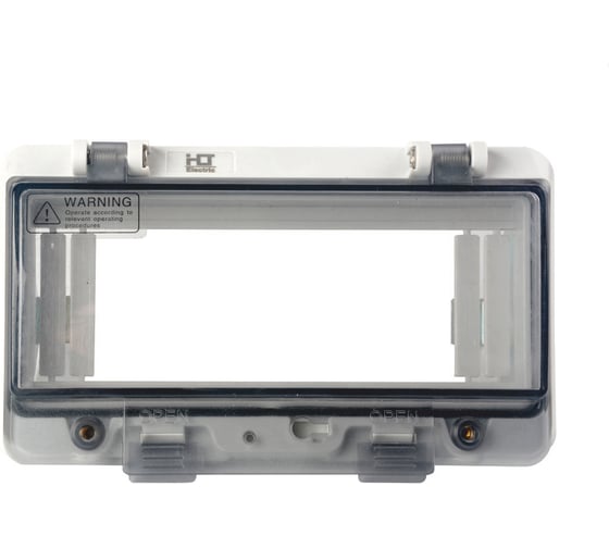 Крышка защитная для выреза в шкафу HLT пластик 8 модулей IP67 086-10-005