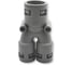 Фитинг пластиковый Weyer WQY-PA-54.5/2х42.5G разветвитель тройник, полиамид, цвет серый, гофра диам. 54,5/2X42,5 мм, IP68, -40C-+100C WE3601000 1