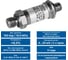 Датчик избыточного давления PIEZUS APZ 1130, ВПИ 160 бар, 0,5 % ДИ, M12x1, 4-конт., 4-20 мА / 2-х пров., M14x1,5, демпфер гидроудара, МПИ 3 года APZ_1130_9 2
