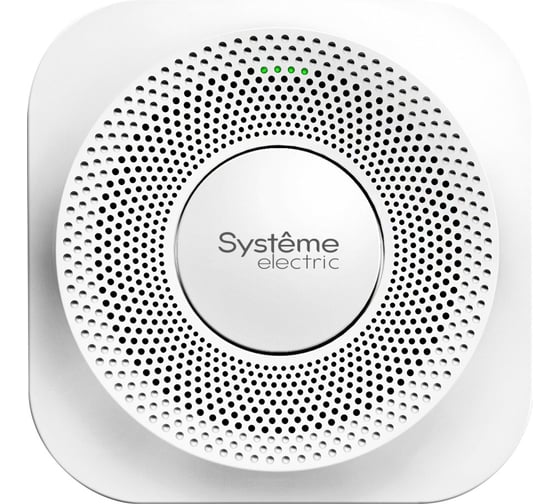 Датчик влажности, температуры, качества воздуха комнатный Systeme Electric SystemeComf CO₂ PM2.5 TVOC RS-485 Modbus ~ RCFSRHQTL