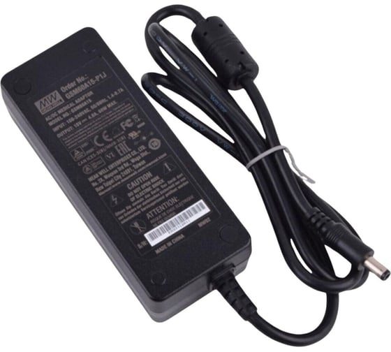 Адаптер MEAN WELL GSM60B15-P1J 60Вт 15В настольный, для медицинских устройств, класс II защита от КЗ, перегрузки и перенапряжения, низкий ток утечки 1369664