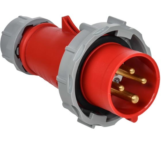 Вилка переносная IEK ССИ-0142 16А-6ч/380-415В 3P+PE IP67 PSR02-016-4-0-67