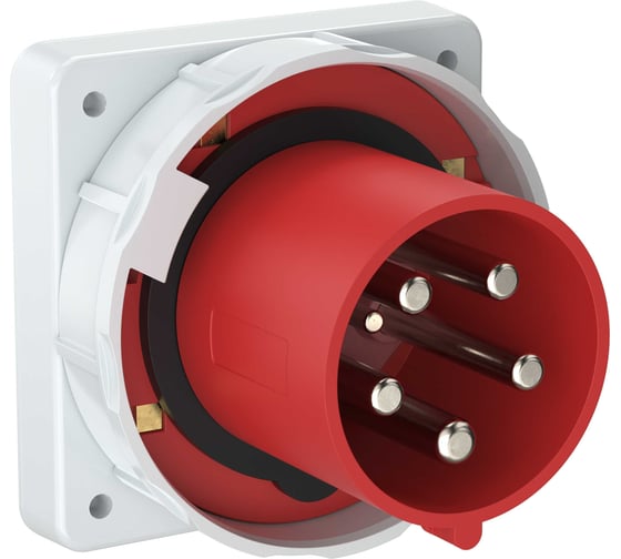 Вилка встраиваемая IEK ССИ-3452 125А-6ч 380В 3P+PE+N IP67 PSR32-125-5-0-67