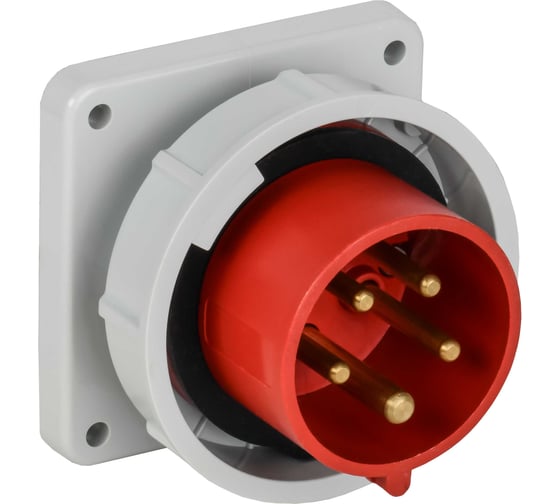 Вилка встраиваемая IEK ССИ-3152 16А-6ч 380В 3P+PE+N IP67 PSR32-016-5-0-67