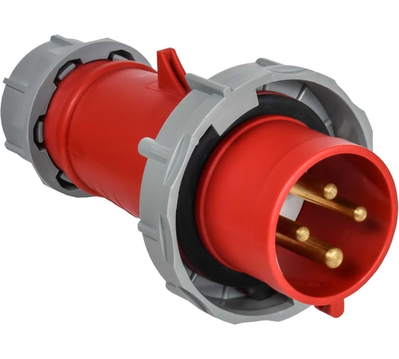 Вилка переносная IEK ССИ-0242 32А-6ч/380-415В 3P+PE IP67 PSR02-032-4-0-67