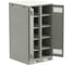 Шкаф аккумуляторный пустой ITK LINEA B 1700х900х950мм двустворчатая металлическая дверь серый LB35-17H99-2M 1