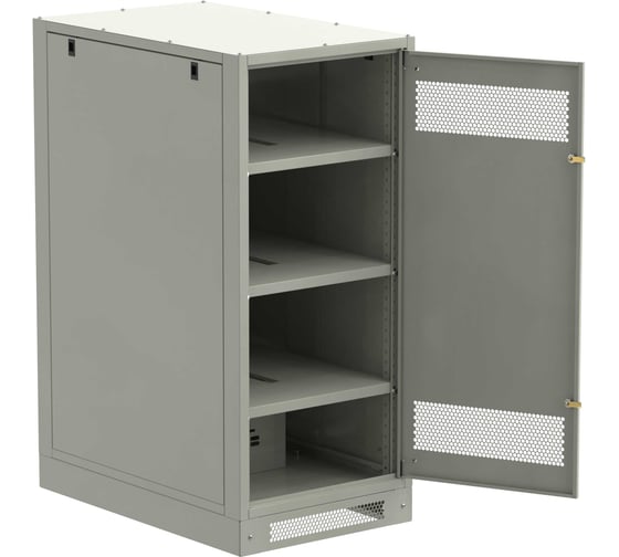 Шкаф аккумуляторный пустой ITK LINEA B 1350х600х950мм металлическая дверь серый LB35-13H69-M