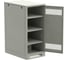 Шкаф аккумуляторный пустой ITK LINEA B 1350х600х950мм металлическая дверь серый LB35-13H69-M 1