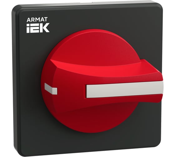 Рукоятка поворотная IEK ARMAT для SDM 72х72мм черная AR-SDM-AUX-ARH-12