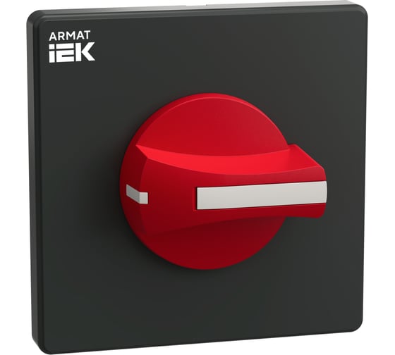 Рукоятка поворотная IEK ARMAT для SDM 96х96мм красная AR-SDM-AUX-ARH-21