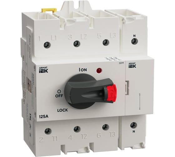 Полюс нейтральный IEK ARMAT для SDM 125А AR-SDM-AUX-ANP-125