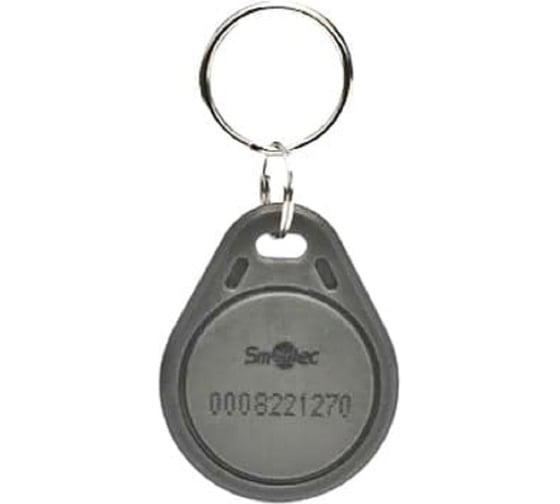 Брелок Mifare-совместимый Smartec ST-PT011MF-GR 1K, серый, 40х32х4 мм, 100 шт/упаковка 6027380