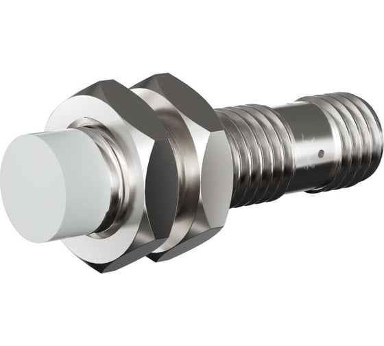 Индуктивный датчик Prompower KT112-D08NA-DS1250-TA, латунь, незаподлицо, М12, 8 мм, NPN-НО, разъём М12 KT112D08NADS1250TA