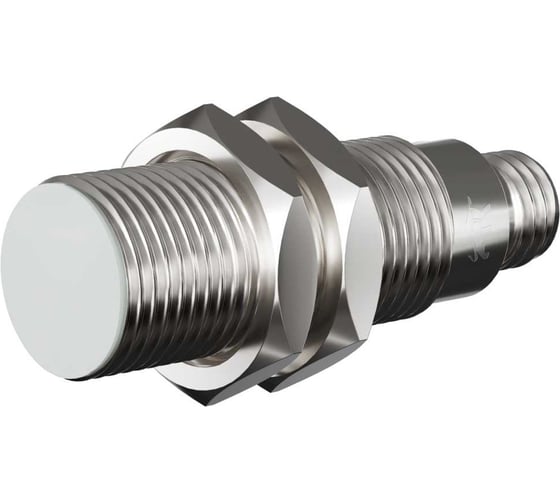 Индуктивный датчик Prompower KJ118-D08PB-DS1248-TA, латунь, заподлицо, М18, 8 мм, PNP-НЗ, разъём M12 KJ118D08PBDS1248TA