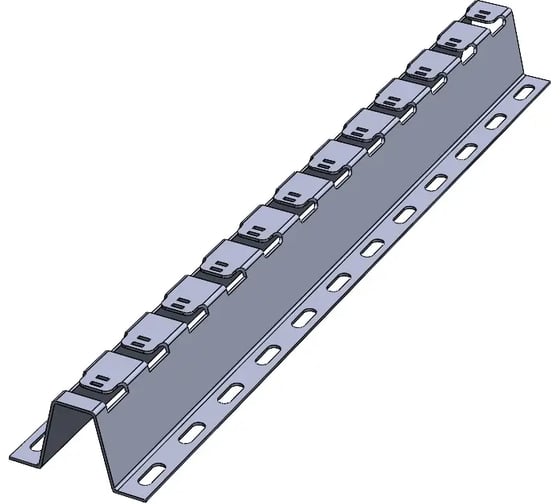 Напольно-настенный держатель CABLIDERTRAYS нержавеющая сталь ННДн-300 AISI 304