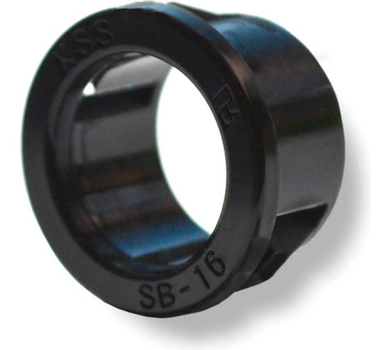 Втулка с защелкой Weyer SB-8-k10 полиамид, цвет черный, нар. 7,8 мм, -30C-+100C, комплект-10 шт. WE4800100-10