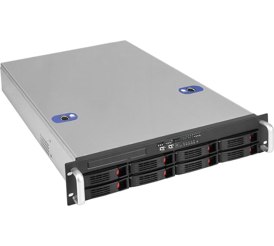 Серверный корпус ExeGate Pro 2U660-HS08 RM 19, высота 2U, глубина 660, БП 2U-400ADS, 8xHotSwap, USB 295860