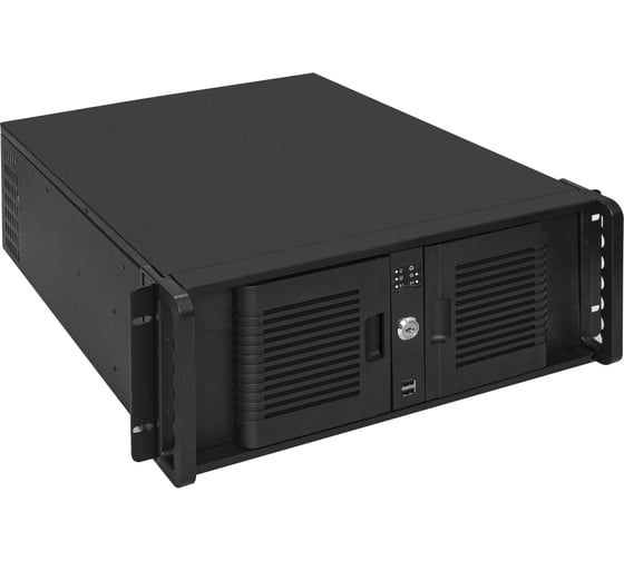 Серверный корпус ExeGate Pro 4U480-15 4U4132 RM 19, высота 4U, глубина 480, БП 1200ADS, USB 293571