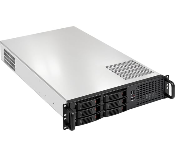 Серверная платформа ExeGate Pro 2U660-HS06 RM 19, высота 2U, глубина 660, Redundant БП 2x800W, 6xHotSwap, USB 294284