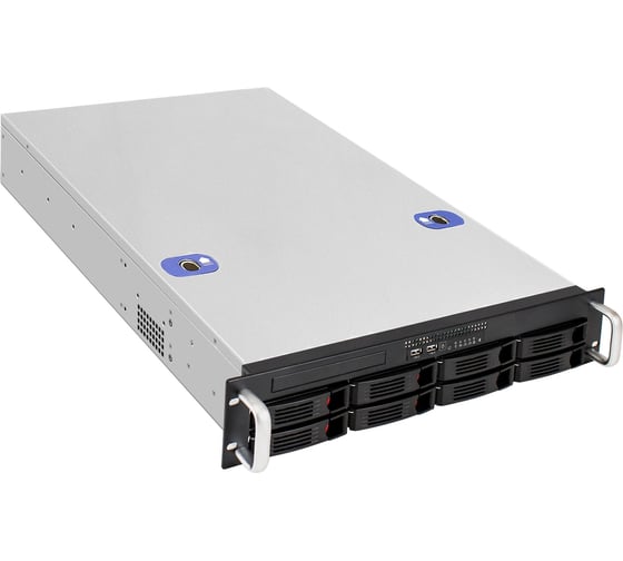 Серверная платформа ExeGate Pro 2U660-HS08 RM 19, высота 2U, глубина 660, Redundant БП 2x800W, 8xHotSwap, USB 294562