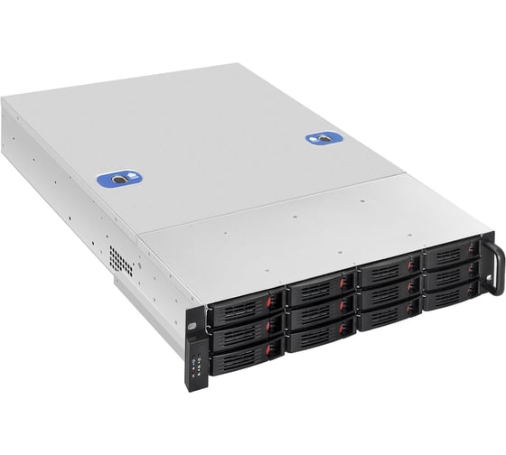 Серверная платформа ExeGate Pro 2U660-HS12 RM 19, высота 2U, глубина 660, Redundant БП 2x1000W, 12xHotSwap " 294277