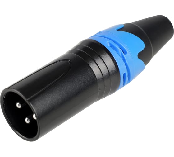 Комплект кабельных разъемов Wize WXLR-3PM-5 XLR 3 pin, (вилка), (5 шт. в комплекте) \3\ 147709