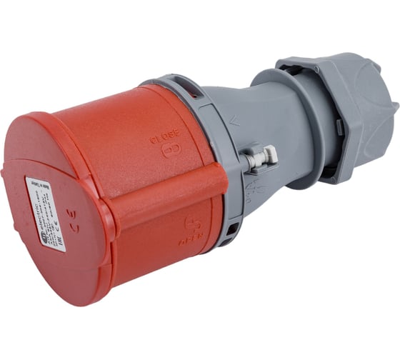 Кабельная переносная розетка TP Electric Зажимные контакты 32A, 400В, 3P+N+E, IP 44 3007-304-1600