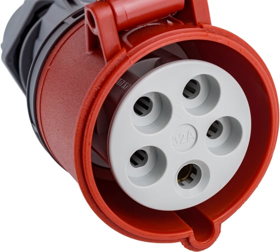 Кабельная переносная розетка TP Electric Зажимные контакты 32A, 400В, 3P+N+E, IP 44 3007-304-1600