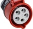 Кабельная переносная розетка TP Electric Зажимные контакты 32A, 400В, 3P+N+E, IP 44 3007-304-1600 5
