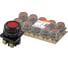 Выключатель TDM ELECTRIC кнопочный КЕ 011-У2-исп.2 красный 1з+1р 10A 660B IP40 SQ0753-0005 1