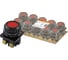 Выключатель TDM ELECTRIC кнопочный КЕ 011-У2-исп.4 красный 1з 10A 660B IP40 SQ0753-0011 1