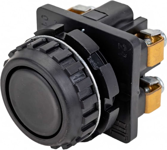 Выключатель TDM ELECTRIC кнопочный КЕ 011-У2-исп.2 черный 1з+1р 10A 660B IP40 SQ0753-0006