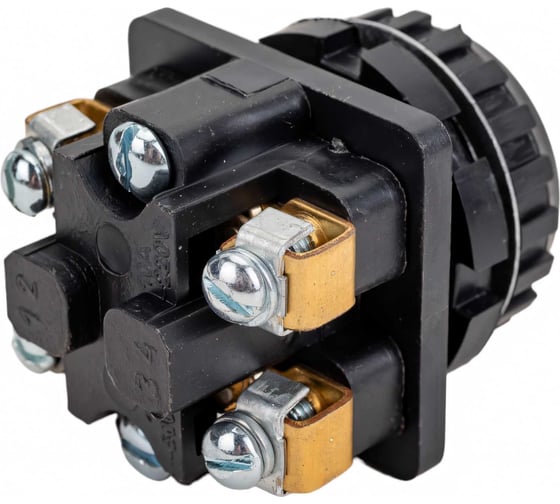 Выключатель TDM ELECTRIC кнопочный КЕ 011-У2-исп.2 черный 1з+1р 10A 660B IP40 SQ0753-0006