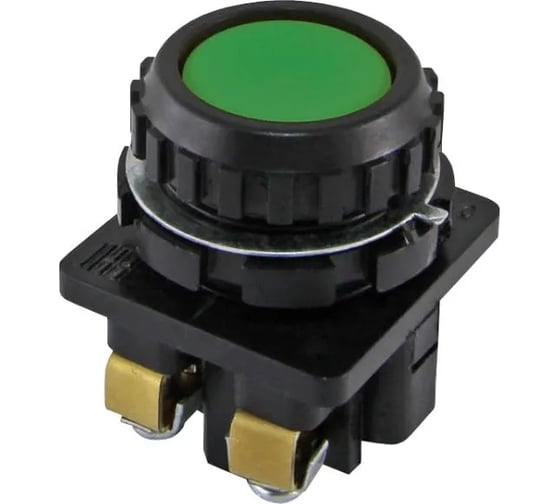 Выключатель TDM ELECTRIC кнопочный КЕ 011-У2-исп.2 зеленый 1з+1р 10A 660B IP40 SQ0753-0004