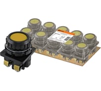 Выключатель TDM ELECTRIC кнопочный КЕ 011-У2-исп.5 желтый 1р 10A 660B IP40 SQ0753-0013